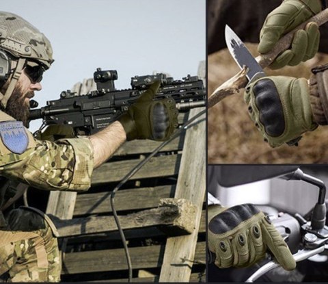 Rękawiczki taktyczne XL- khaki Trizand 21772 Rękawiczki taktyczne XL- khaki Trizand 21772