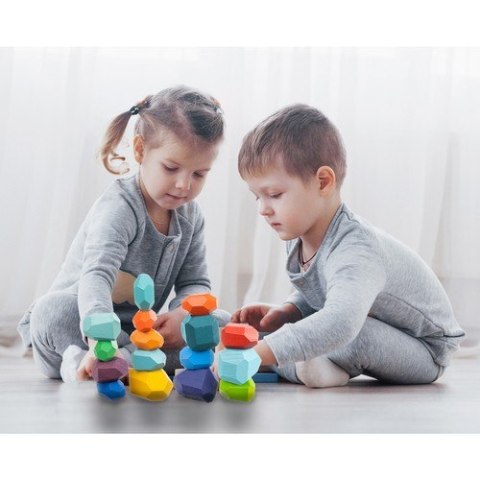 Kamienie/klocki drewniane - 16szt 22475 Kamienie/klocki drewniane - 16szt 22475