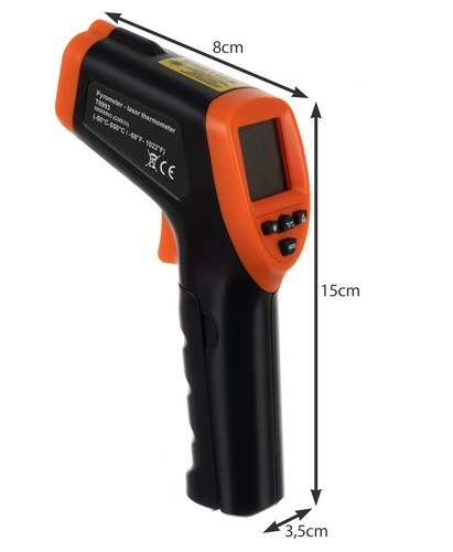 Pirometr - termometr laserowy 21263 Pirometr - termometr laserowy 21263