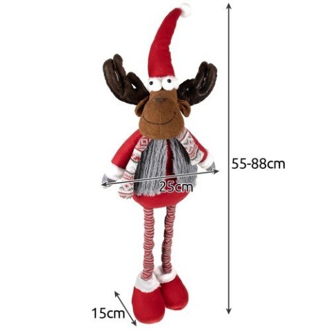 Renifer świąteczny- teleskopowy 88cm Ruhhy 22101 Renifer świąteczny- teleskopowy 88cm Ruhhy 22101