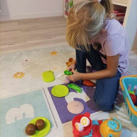 Warzywa i owoce do krojenia z koszyczkiem 22877 Warzywa i owoce do krojenia z koszyczkiem 22877