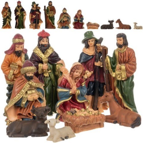 Figurki świąteczne do szopki- zestaw 10szt. Ruhhy Figurki świąteczne do szopki- zestaw 10szt. Ruhhy