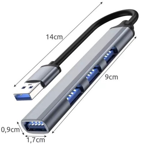 HUB USB- 1 port 3.0 + 3 porty 2.0 Izoxis 23316 HUB USB- 1 port 3.0 + 3 porty 2.0 Izoxis 23316