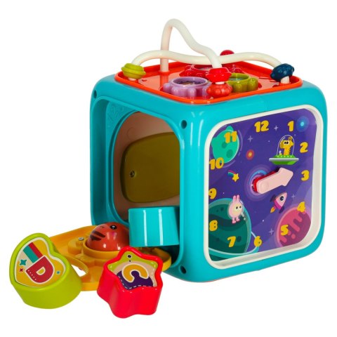 Kostka edukacyjna sorter 6w1 niebieska Kostka edukacyjna sorter 6w1 niebieska