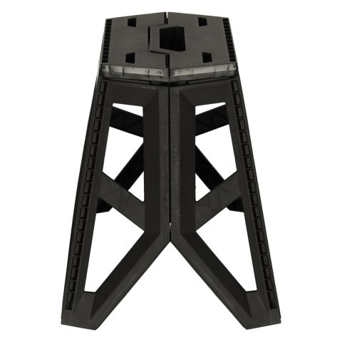 Taboret składany krzesełko turystyczne kempingowe przenośne 40 cm czarny Taboret składany krzesełko turystyczne kempingowe przenośne 40 cm czarny