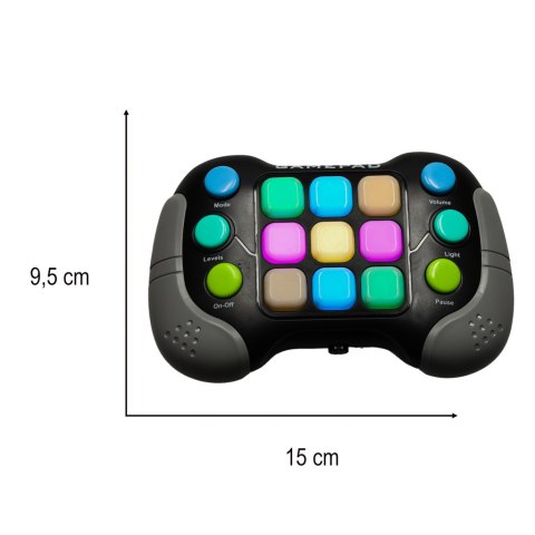 Gra Memory elektroniczna zręcznościowa antystresowa konsola light 4 tryby Gra Memory elektroniczna zręcznościowa antystresowa konsola light 4 tryby