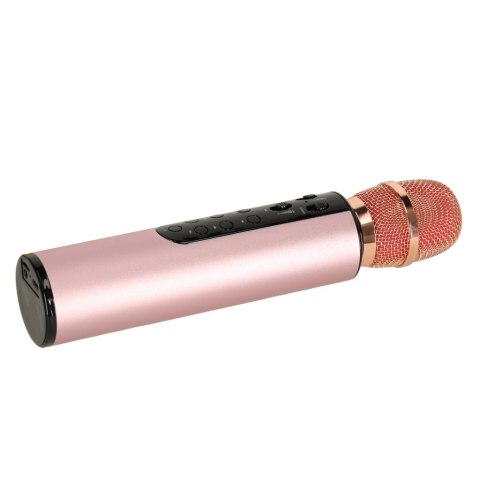 Mikrofon bezprzewodowy karaoke dla dzieci głośnik Bluetooth 2000mAh karta SD USB wysoka jakość różowy Mikrofon bezprzewodowy karaoke dla dzieci głośnik Bluetooth 2000mAh karta SD USB wysoka jakość różowy