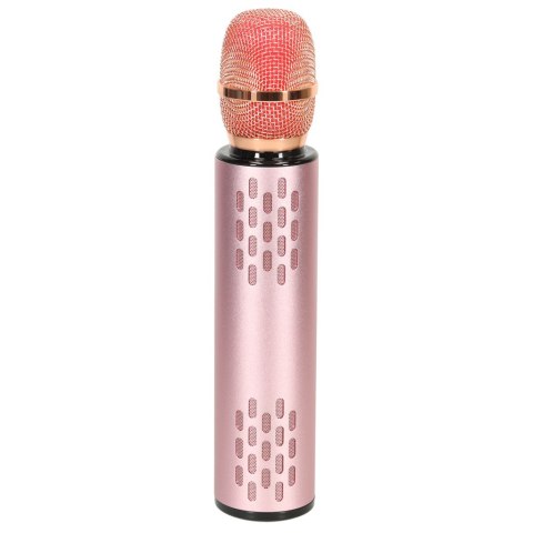 Mikrofon bezprzewodowy karaoke dla dzieci głośnik Bluetooth 2000mAh karta SD USB wysoka jakość różowy Mikrofon bezprzewodowy karaoke dla dzieci głośnik Bluetooth 2000mAh karta SD USB wysoka jakość różowy