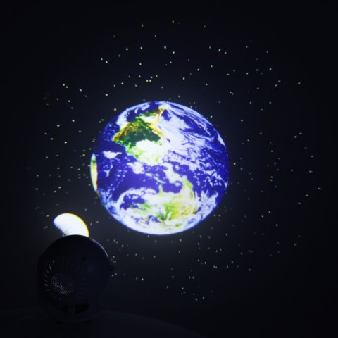 Projektor gwiazd nieba lampka nocna LED USB planetarium planety 12 dysków 360° timer Projektor gwiazd nieba lampka nocna LED USB planetarium planety 12 dysków 360° timer