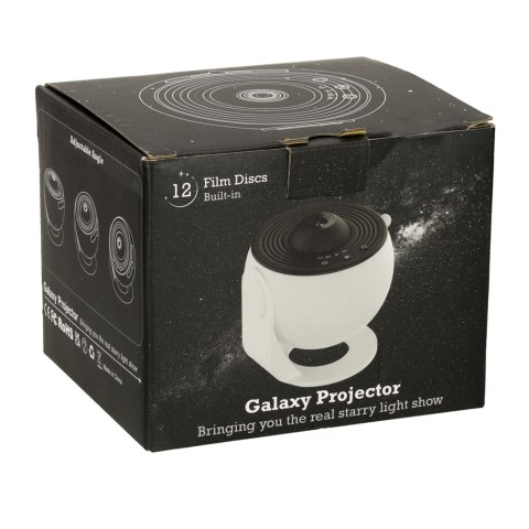 Projektor gwiazd nieba lampka nocna LED USB planetarium planety 12 dysków 360° timer Projektor gwiazd nieba lampka nocna LED USB planetarium planety 12 dysków 360° timer