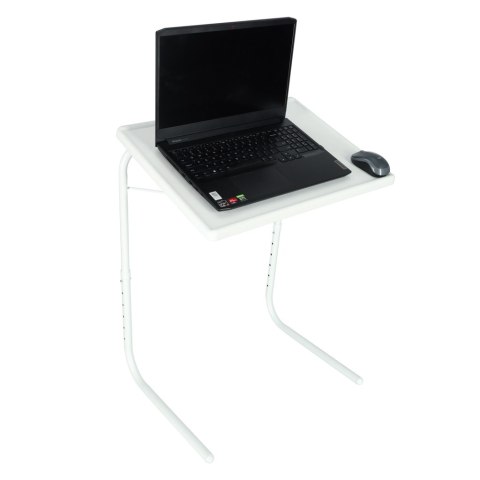 Stolik pod laptopa do laptopa stół wielofunkcyjny składany regulowany 69cm biały Stolik pod laptopa do laptopa stół wielofunkcyjny składany regulowany 69cm biały