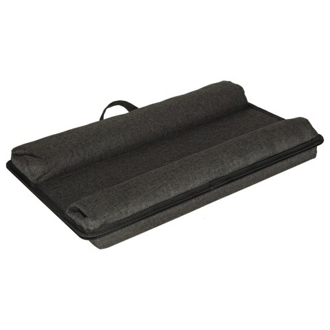 Stolik pod laptopa przenośny taca do łóżka na kolana podstawka czarny z poduszką Stolik pod laptopa przenośny taca do łóżka na kolana podstawka czarny z poduszką