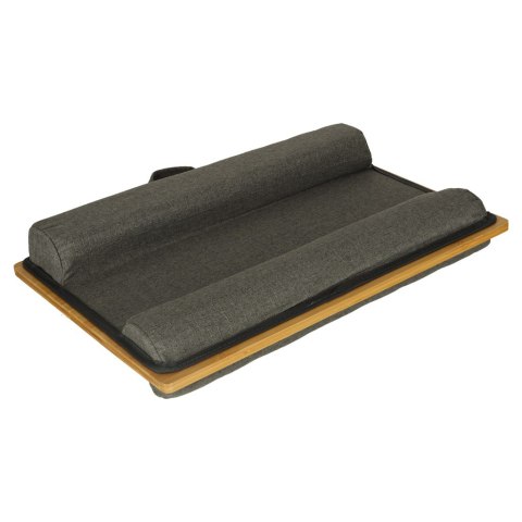Stolik pod laptopa przenośny taca do łóżka na kolana podstawka drewniany z poduszką Stolik pod laptopa przenośny taca do łóżka na kolana podstawka drewniany z poduszką