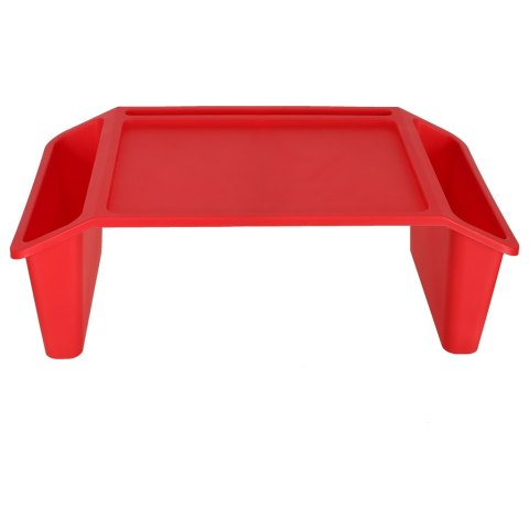 Stolik pod laptopa z organizerem podróżny samochodowy dla dzieci z kieszeniami śniadaniowy podstawka przenośny stabilny czerwony Stolik pod laptopa z organizerem podróżny samochodowy dla dzieci z kieszeniami śniadaniowy podstawka przenośny stabilny czerwony