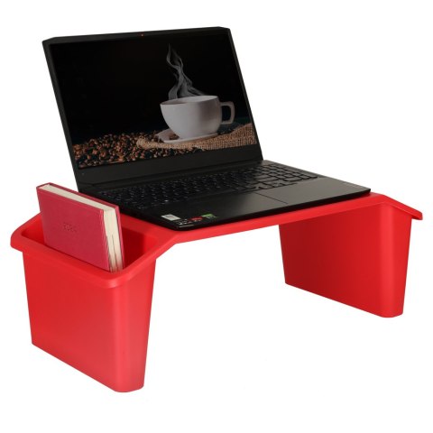 Stolik pod laptopa z organizerem podróżny samochodowy dla dzieci z kieszeniami śniadaniowy podstawka przenośny stabilny czerwony Stolik pod laptopa z organizerem podróżny samochodowy dla dzieci z kieszeniami śniadaniowy podstawka przenośny stabilny czerwony
