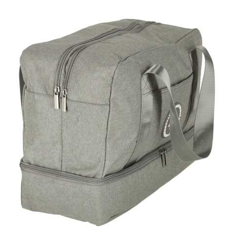 Torba podróżna bagaż podręczny do samolotu podróżna turystyczna pojemna uchwyt kieszenie 39x18x30 szara Torba podróżna bagaż podręczny do samolotu podróżna turystyczna pojemna uchwyt kieszenie 39x18x30 szara