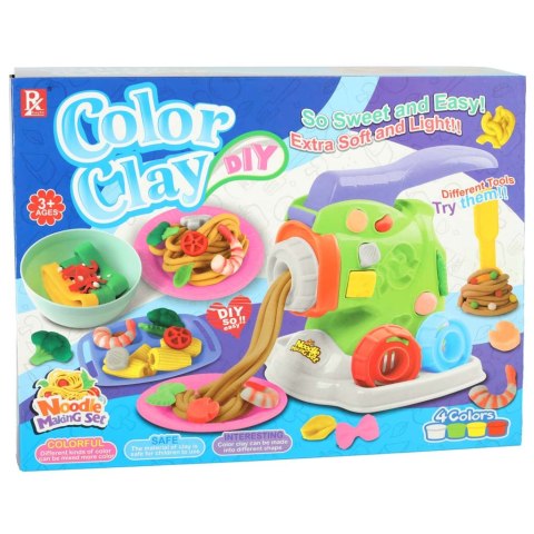 Ciastolina plastelina makaron maszynka makaronowa ciasto masa plastyczna z akcesoriami Ciastolina plastelina makaron maszynka makaronowa ciasto masa plastyczna z akcesoriami