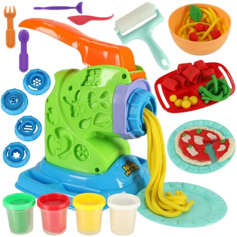 Ciastolina plastelina makaron maszynka makaronowa ciasto masa plastyczna z akcesoriami Ciastolina plastelina makaron maszynka makaronowa ciasto masa plastyczna z akcesoriami