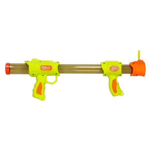 Pistolet na kulki karabin na piankowe naboje solidny dla dzieci gra 2w1 zielony Pistolet na kulki karabin na piankowe naboje solidny dla dzieci gra 2w1 zielony