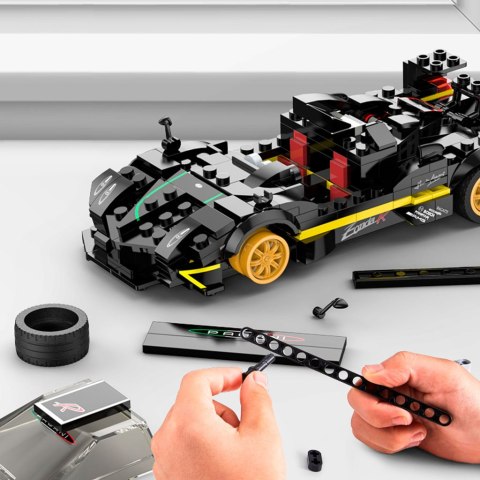Samochód Rastar 93900-B Pagani Zonda R 1:28 klocki 387el. Samochód Rastar 93900-B Pagani Zonda R 1:28 klocki 387el.