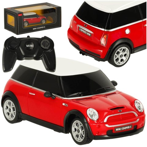 Samochód zdalnie sterowany Rastar 15000 MINI Cooper S 1:24 czerwony Samochód zdalnie sterowany Rastar 15000 MINI Cooper S 1:24 czerwony