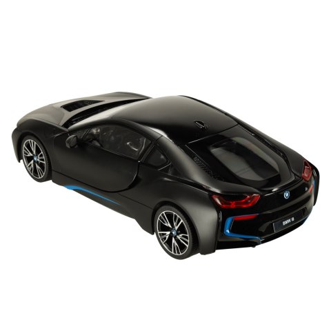 Samochód zdalnie sterowany Rastar 71010 BMW i8 1:14 otwierane drzwi czarny Samochód zdalnie sterowany Rastar 71010 BMW i8 1:14 otwierane drzwi czarny