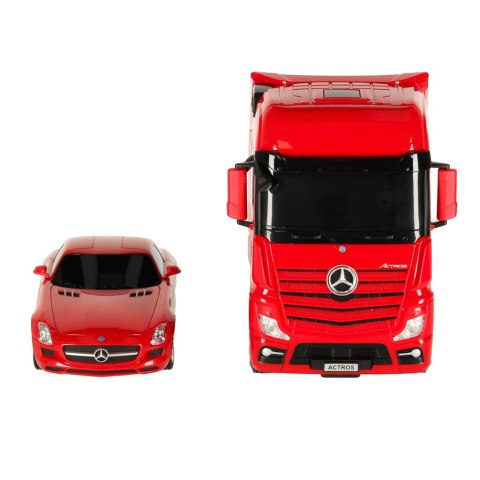 Samochód zdalnie sterowany Rastar 74920 Mercedes-Benz Actros 1:26 czerowny Samochód zdalnie sterowany Rastar 74920 Mercedes-Benz Actros 1:26 czerowny