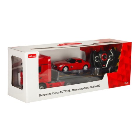 Samochód zdalnie sterowany Rastar 74920 Mercedes-Benz Actros 1:26 czerowny Samochód zdalnie sterowany Rastar 74920 Mercedes-Benz Actros 1:26 czerowny