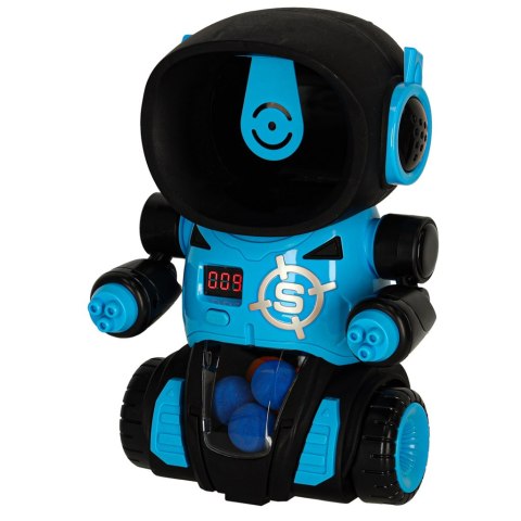 Gra zręcznościowa robot strzelanie do celu gra + 2x pistolet + kulki Gra zręcznościowa robot strzelanie do celu gra + 2x pistolet + kulki
