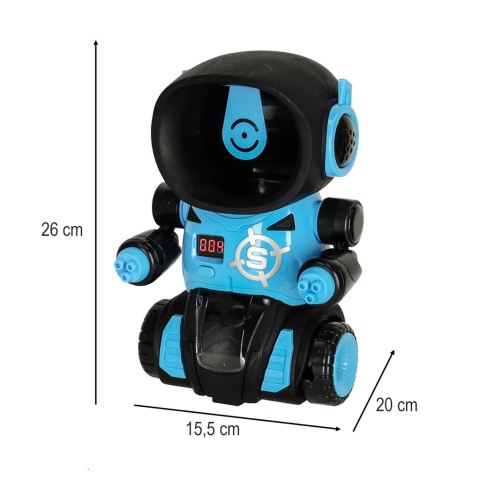 Gra zręcznościowa robot strzelanie do celu gra + 2x pistolet + kulki Gra zręcznościowa robot strzelanie do celu gra + 2x pistolet + kulki