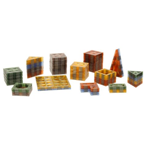 Klocki magnetyczne świecące 124 el. Klocki magnetyczne świecące 124 el.