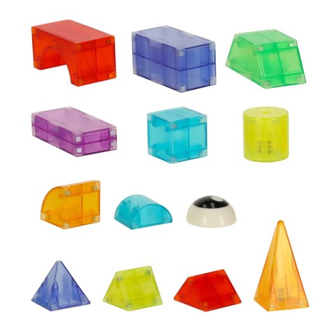 Klocki magnetyczne konstrukcyjne świecące elementy figury 3D 134 el. Klocki magnetyczne konstrukcyjne świecące elementy figury 3D 134 el.