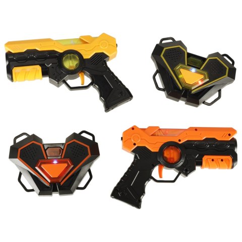 Paintball laserowy pistolet x 2 + tarcza interaktywna x 2 LASER TAG Paintball laserowy pistolet x 2 + tarcza interaktywna x 2 LASER TAG