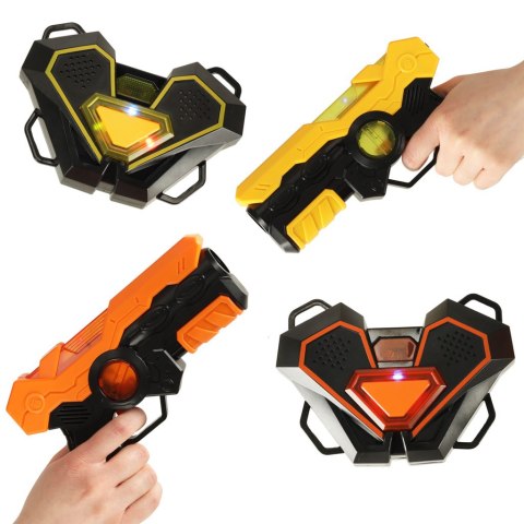 Paintball laserowy pistolet x 2 + tarcza interaktywna x 2 LASER TAG Paintball laserowy pistolet x 2 + tarcza interaktywna x 2 LASER TAG