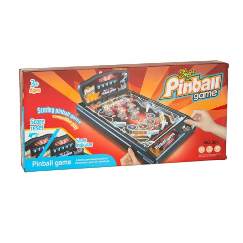 Pinball flipper gra zręcznościowa stół ze światłami i muzyką Pinball flipper gra zręcznościowa stół ze światłami i muzyką
