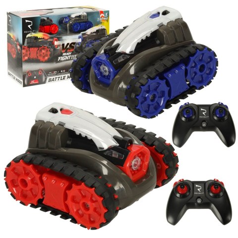 Autka na gąsiennicach na pilota RC REVOLT TG1004T Battle Tanks Pojedynek Laserowy 2.4GHz LED Efekty Dźwiękowe Off-Road Autka na gąsiennicach na pilota RC REVOLT TG1004T Battle Tanks Pojedynek Laserowy 2.4GHz LED Efekty Dźwiękowe Off-Road