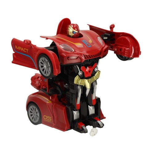 Transformer Revolt TRANSFORMING ROBOT RACER czerwo Transformer Revolt TRANSFORMING ROBOT RACER czerwo
