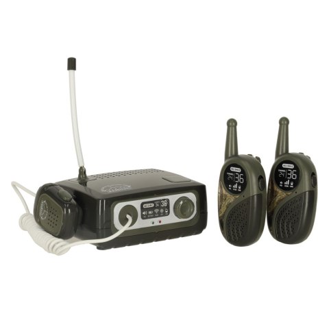 Walkie talkie krótkofalówka zestaw z centralą dla dzieci wojskowy zasięg 333 m Walkie talkie krótkofalówka zestaw z centralą dla dzieci wojskowy zasięg 333 m