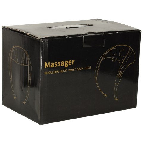 Masażer do pleców kołnierz masujący Shiatsu do karku ramion pleców mięśni Masażer do pleców kołnierz masujący Shiatsu do karku ramion pleców mięśni