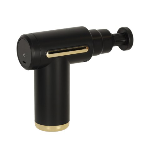 Pistolet do masażu masażer do pleców ciała LED 4w1 czarny Pistolet do masażu masażer do pleców ciała LED 4w1 czarny