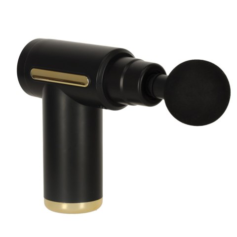 Pistolet do masażu masażer do pleców ciała LED 4w1 czarny Pistolet do masażu masażer do pleców ciała LED 4w1 czarny