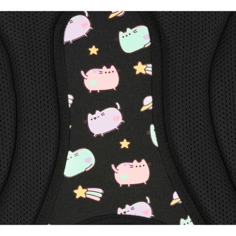 Plecak szkolny młodzieżowy czterokomorowy Pusheen 22L czarny Plecak szkolny młodzieżowy czterokomorowy Pusheen 22L czarny
