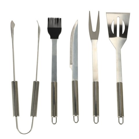 Sztućce do grilla akcesoria grillowe zestaw w etui 6 w 1 Sztućce do grilla akcesoria grillowe zestaw w etui 6 w 1