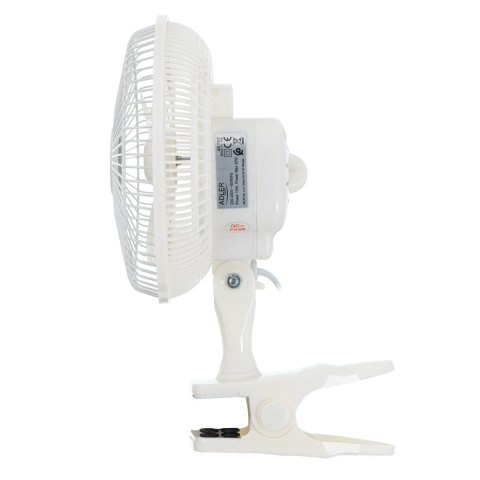 Wentylator Adler AD 7317 15 cm z klipsem podstawką Wentylator Adler AD 7317 15 cm z klipsem podstawką