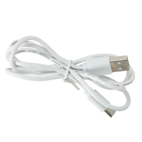 Wentylator biurkowy wiatrak stojący bezprzewodowy USB na pilot z lampką 4 poziomy mocy 18cm biały Wentylator biurkowy wiatrak stojący bezprzewodowy USB na pilot z lampką 4 poziomy mocy 18cm biały