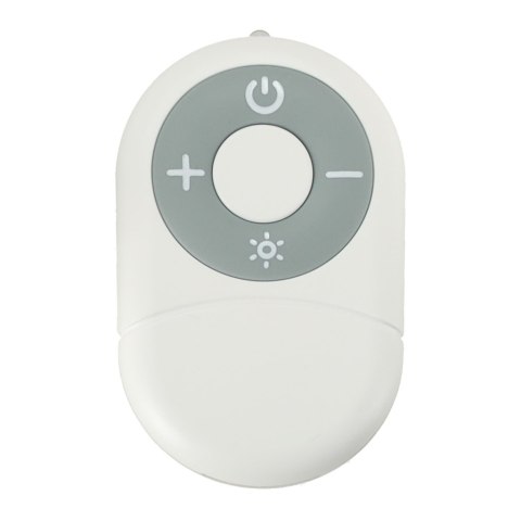 Wentylator biurkowy wiatrak stojący bezprzewodowy USB na pilot z lampką 4 poziomy mocy 18cm biały Wentylator biurkowy wiatrak stojący bezprzewodowy USB na pilot z lampką 4 poziomy mocy 18cm biały