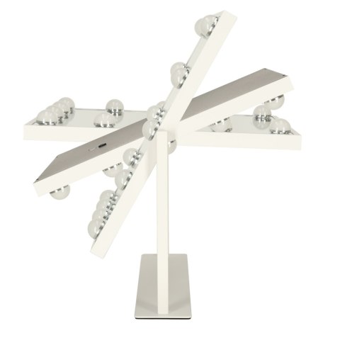 Lusterko do makijażu kosmetyczne podświetlane 12 LED Hollywood z 12 żarówkami USB 30 x 40 cm Lusterko do makijażu kosmetyczne podświetlane 12 LED Hollywood z 12 żarówkami USB 30 x 40 cm