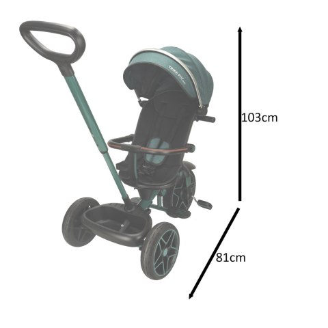 Rowerek trójkołowy TRIKE FIX Elite 2w1 rower spacerówka 6w1 zielony Rowerek trójkołowy TRIKE FIX Elite 2w1 rower spacerówka 6w1 zielony