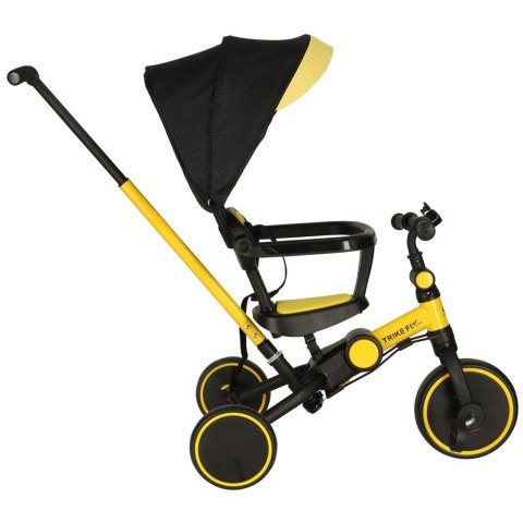 Rowerek trójkołowy TRIKE FIX V4 rower spacerówka rowerek biegowy 6w1 czarny Rowerek trójkołowy TRIKE FIX V4 rower spacerówka rowerek biegowy 6w1 czarny