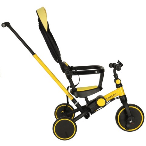 Rowerek trójkołowy TRIKE FIX V4 rower spacerówka rowerek biegowy 6w1 czarny Rowerek trójkołowy TRIKE FIX V4 rower spacerówka rowerek biegowy 6w1 czarny